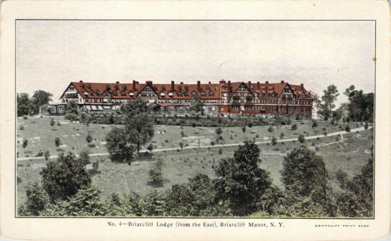 Briarcliff Lodge Briarcliff Manor NY New York Undivided Back Unused Postcard