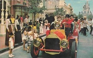 Florida Walt Disney World Riding Down Main Street U S A  1973