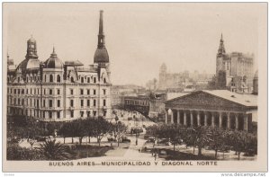 RP: BUENOS AIRES , Argentina , 00-10s : Municipalidad y Diagonal Norte