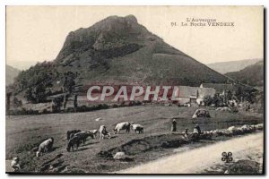 Old Postcard Auvergne Roche Vendeix