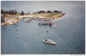 Aerial View, Coakley's Village Dock, Dam Village State Park, Gilbertsville, K...