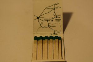 Forbidden Caverns The Smokies Most Beautiful Attraction Map 20 Strike Matchbook