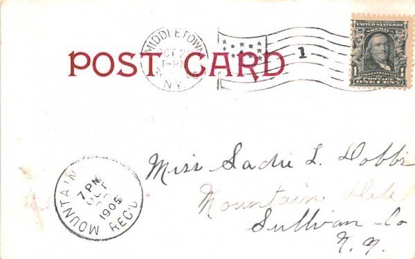 Armory Middletown, New York Postcard