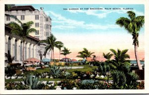 Florida Palm Beach Tea Garden At The Breakers 1936