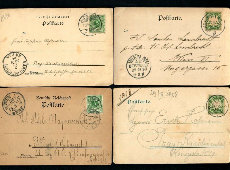 GRw 8 pc.Vintage Signed Selb I.B. Nurmberg Schoner Brunnen, Erlkonig, Rudolstadt