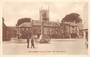 uk40364 market place stow on the wold real photo  uk Gloucestershire