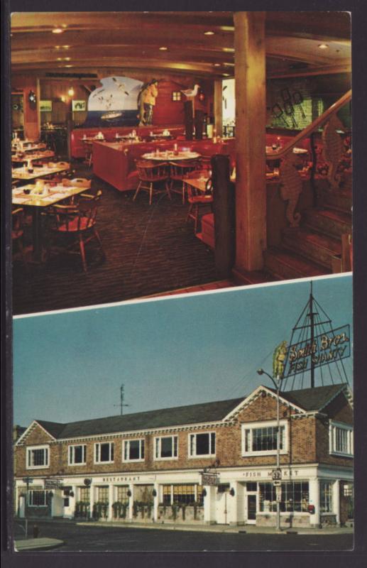 Smith Bros,Fish Shanty,Port Washington,WI Postcard