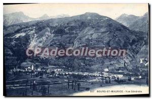 Old Postcard Bourg St Maurice general view