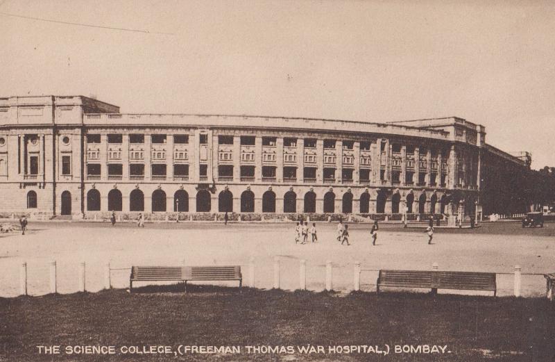 The Science College Freeman Thomas War Hospital Bombay India Postcard