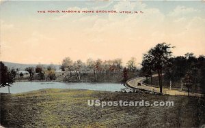 The Pond, Masonic Home Grounds - Utica, New York NY  