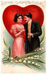 Valentine Victorian dressed Couple