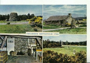 Scotland Postcard - Views of Culloden Battlefield - Inverness-shire - Ref 12611A