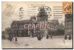 Old Postcard Metz Main Post Office