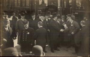 President William Taft in Decatur IL 1911 Real Photo Postcard dcn