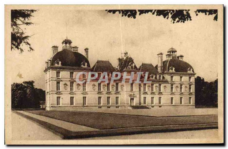 Old Postcard Cheverny South Facade