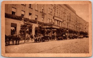 Berankovy Podniky Slovansky Hotel Praque Czech Republic Postcard