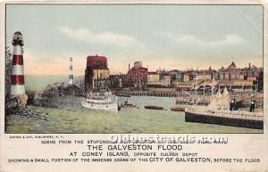 Amusement Park Postcard Post Card Coney Island, New York, NY, USA Amusement P...