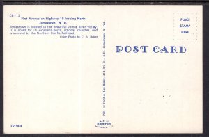 First Avenue on Highway 10 Looking North,Jamestown,ND