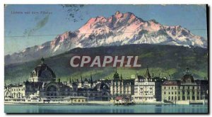 Old Postcard Luzern Pilatus Mit