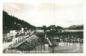 AK, Ketchikan, Alaska, Thomas Basin, Water Front, Johnston No. 2179, RPPC