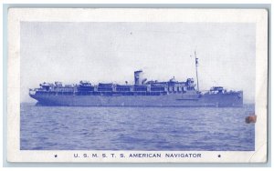 c1910's U. S. M. S. T. S American Navigator Baltimore Maryland MD Postcard