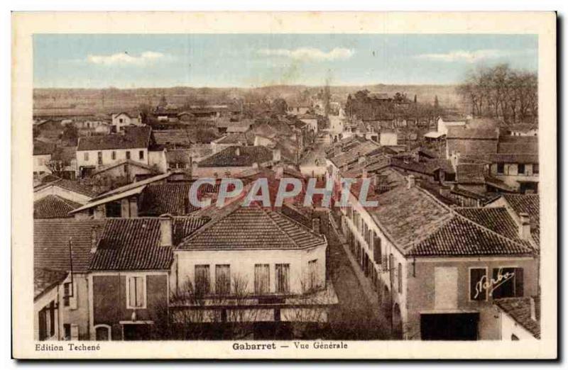 Gabarret Old Postcard View General