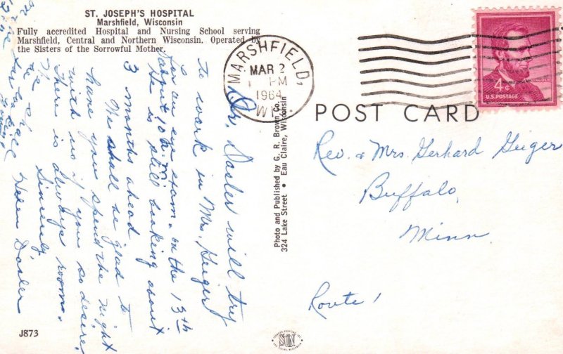 St Joseph's Hospital,MarshField,WI BIN