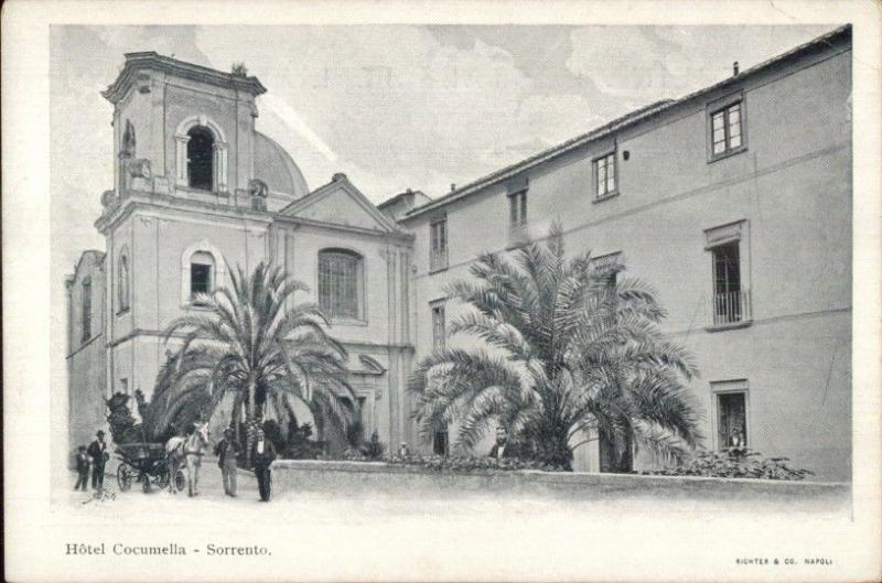 Sorrento Italy Hotel Cocumella c1900 UDB Promo Adv Postcard EXC COND 