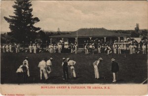 PC NEW ZEALAND, BOWLING GREEN, TE AROHA, Vintage Postcard (B41564)