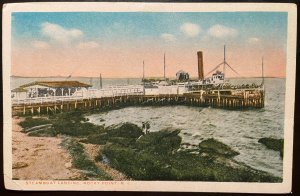 Vintage Postcard 1915-1930 Steamboat Landing, Rocky Point, Rhode Island (RI)