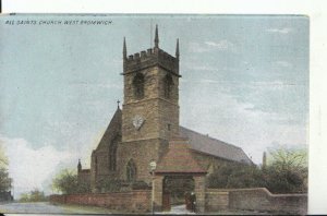Staffordshire Postcard - All Saints Church - West Bromwich - Ref 18183A