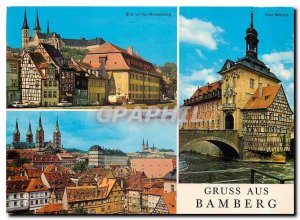 Modern Postcard Gruss aus Bamberg
