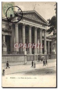 Old Postcard Nimes The Courthouse