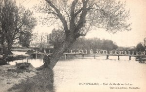 Vintage Postcard Montpellier Pont Du Genie Sur Lez Capestan Editeur Montpellier