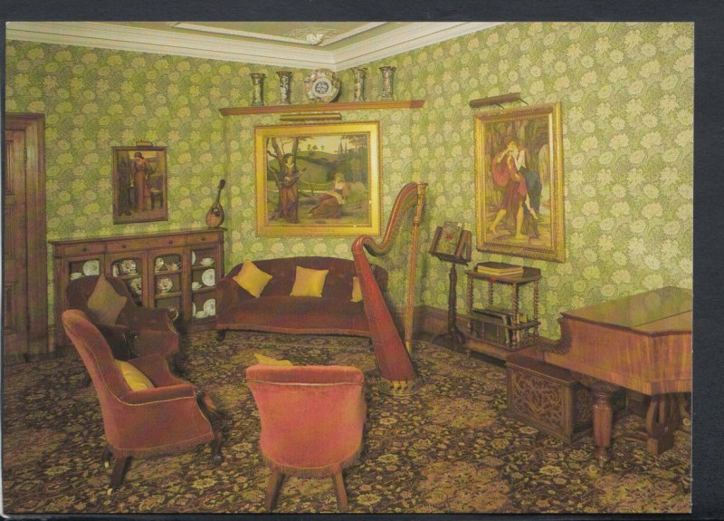 Cornwall Postcard - Music Room, Lanhydrock House, Near Bodmin  RR3687