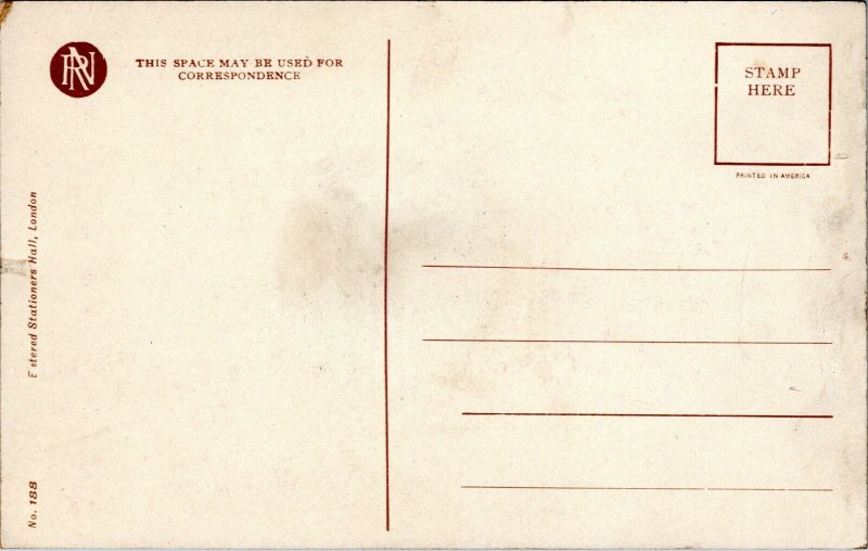 postcard Harrison Fisher - The Wedding