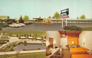 MEXICO, Missouri MO   AIR PARK MOTEL  Multi View~Room  ROADSIDE Vintage Postcard