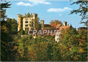 Postcard Modern K�nigsschloss Hohenschwangau The castle Hohenschwangau Was ...