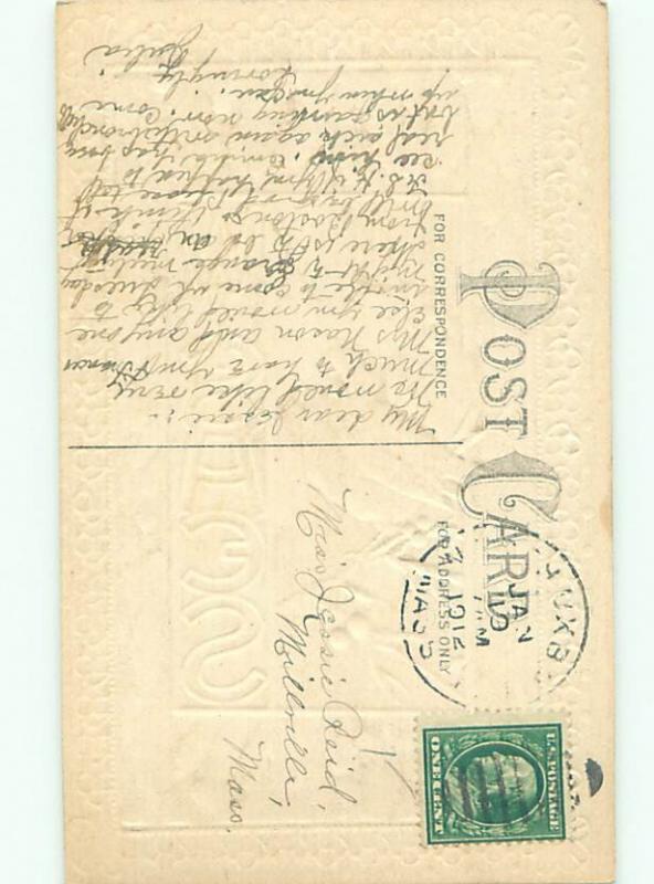 Divided-Back BIRDS SCENE Pretty Postcard AA9223