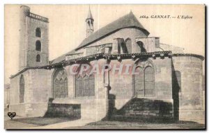 Old Postcard Gannat The Church