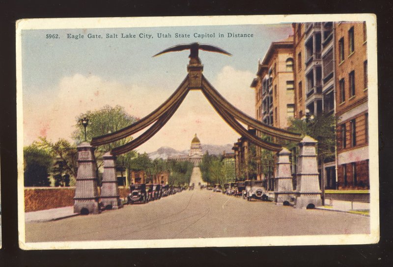 Salt Lake City, Utah/UT Postcard, Eagle Gate