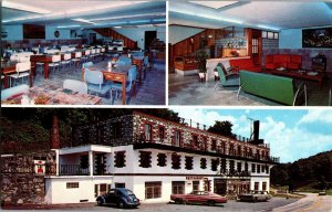 Multi View, Skyline Motor Motel Spruce Pine, NC Vintage Postcard L68
