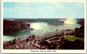 Postcard - Panoramic view of Falls Area - Niagara Falls