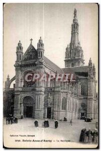 Old Postcard Sainte Anne d Auray Basilica