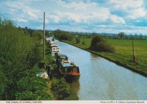 Picnic at Aynho Oxford Canal Waterside Oxfordshire Postcard