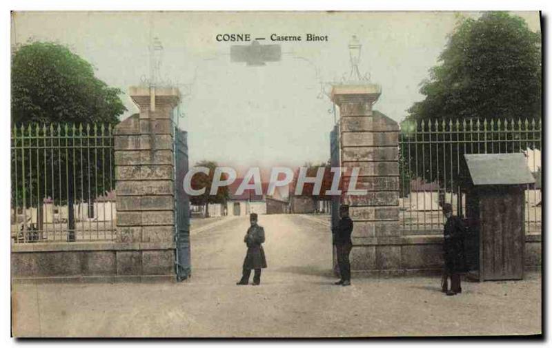 Postcard Old Barracks Army Barracks Cosne Binot