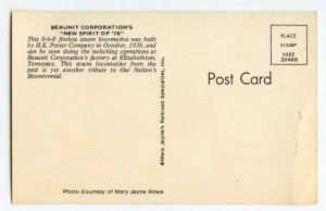 Postcard Beaunit Corporations's New Spirit of '76 Standard View Card 