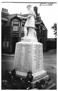 Ellon War Memorial Scotland Military RPPC Postcard