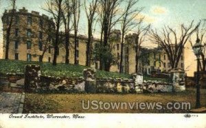 oread Institute - Worcester, Massachusetts MA Postcard