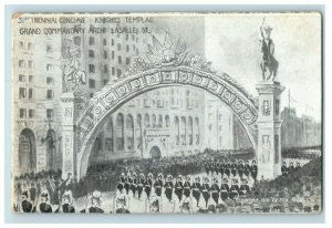 Vintage 31st Triennial Conclave Knights Templar Commandary Arch Lasalle St P18